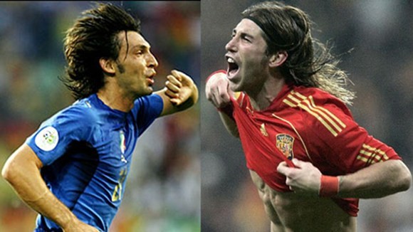 Ý- Tây Ban Nha đã 5 lần gặp nhau ở những giải đấu lớn.